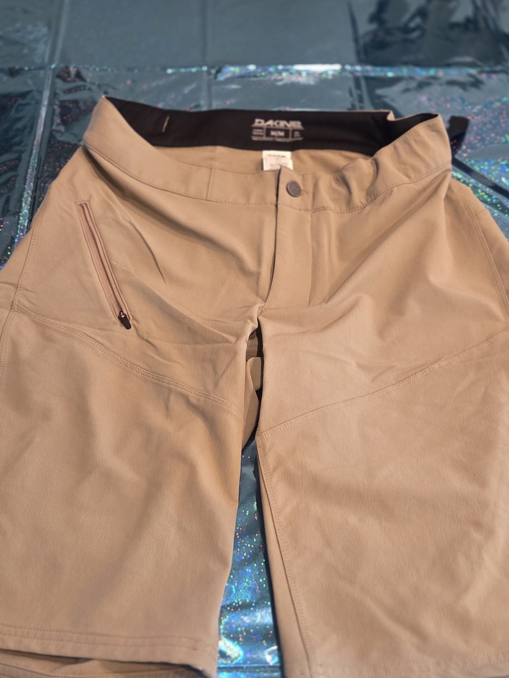Dakine Tan Stretch Chinos with Zipper Pocket